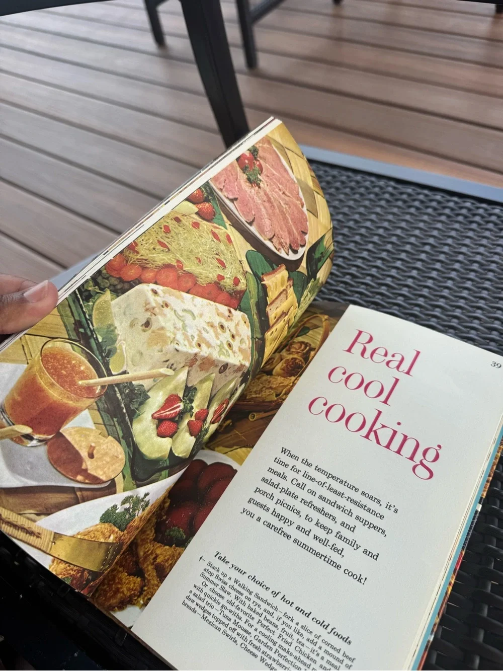 Vintage Better Homes & Gardens Barbecues & Picnics 1963 Retro Cookbook